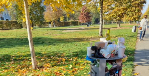Hey Einweg-Verpackungsabfall!