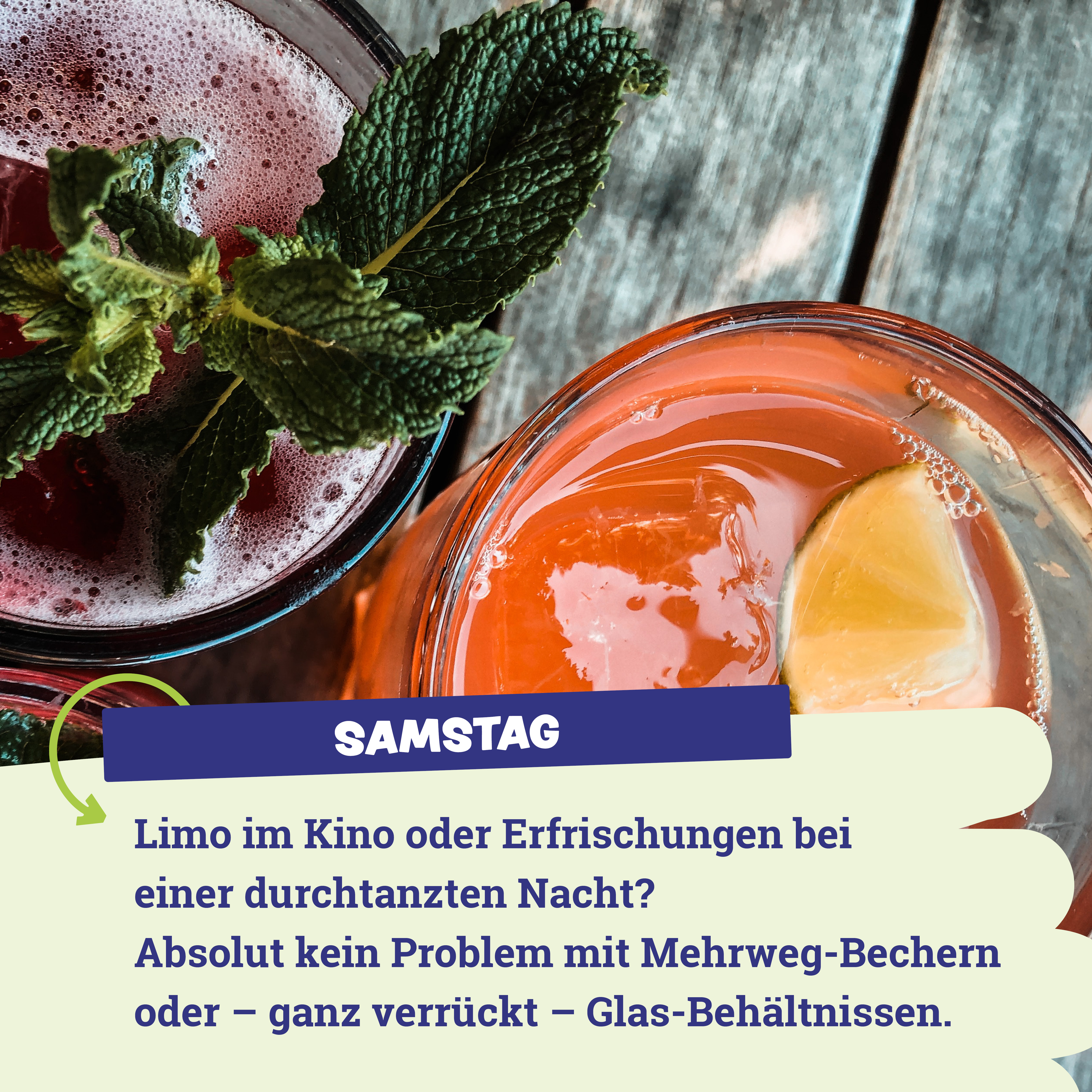 Mehrweg samstags